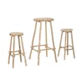 Miniatyrbilde 1 av 5: Bordsett med 2 stoler Home ESPRIT Bambus 50 x 50 x 105 cm