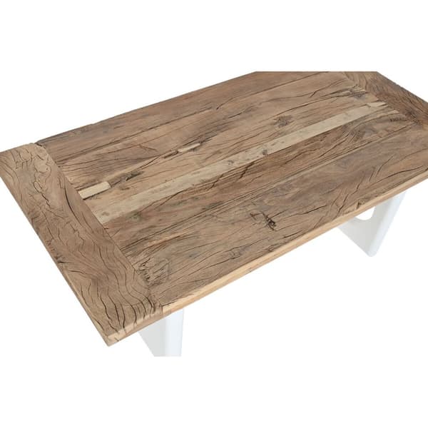 Senterbord Home ESPRIT Hvit 120 x 60 x 45 cm 121 x 60,5 x 45 cm