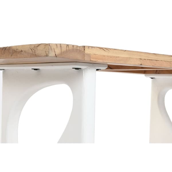 Senterbord Home ESPRIT Hvit 120 x 60 x 45 cm 121 x 60,5 x 45 cm