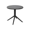 Miniatyrbilde 2 av 7: Middagsbord Home ESPRIT Svart Metall polypropylen 80 x 80 x 75 cm