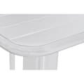Miniatyrbilde 3 av 8: Bordsett med 2 stoler Home ESPRIT Hvit Metall polypropylen 60 x 60 x 102 cm