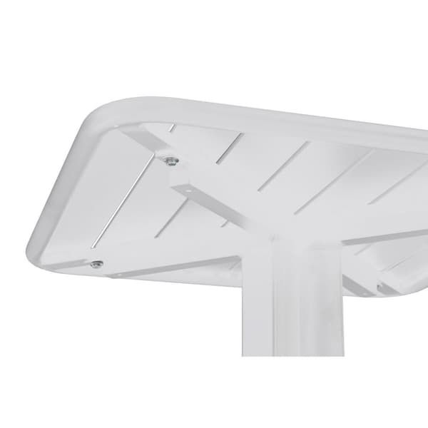 Bordsett med 2 stoler Home ESPRIT Hvit Metall polypropylen 60 x 60 x 102 cm