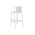 Miniatyrbilde 8 av 8: Bordsett med 2 stoler Home ESPRIT Hvit Metall polypropylen 60 x 60 x 102 cm