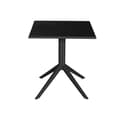 Miniatyrbilde 1 av 7: Middagsbord Home ESPRIT Svart Metall polypropylen 70 x 70 x 75 cm
