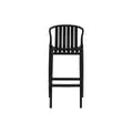 Miniatyrbilde 3 av 8: Bordsett med 2 stoler Home ESPRIT Svart Metall polypropylen 60 x 60 x 102 cm