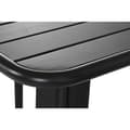 Miniatyrbilde 6 av 8: Bordsett med 2 stoler Home ESPRIT Svart Metall polypropylen 60 x 60 x 102 cm