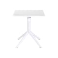 Miniatyrbilde 1 av 7: Middagsbord Home ESPRIT Hvit Metall polypropylen 70 x 70 x 75 cm