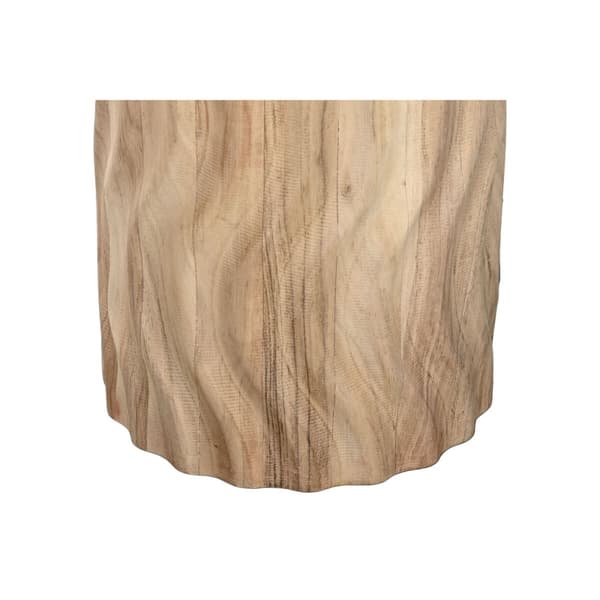 Middagsbord Home ESPRIT Metall Akasia 130 x 130 x 76 cm