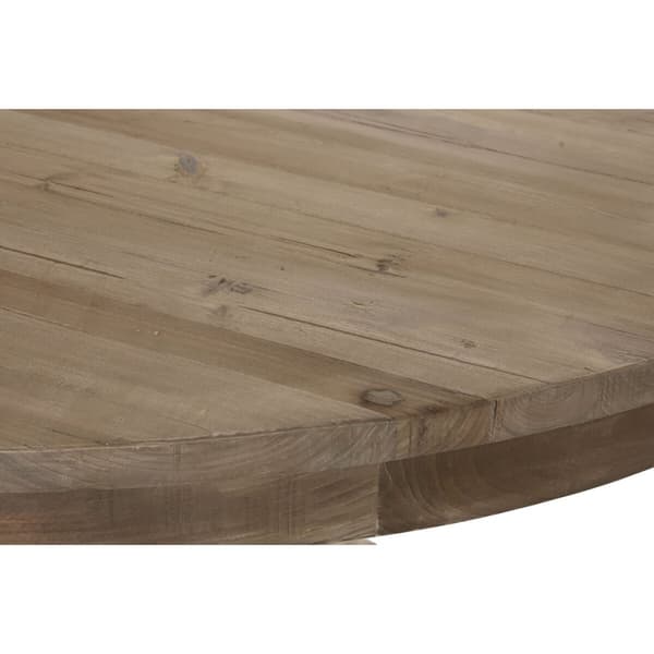 Middagsbord Home ESPRIT Resikulert Tre Grantre 140 x 140 x 76 cm
