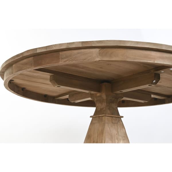 Middagsbord Home ESPRIT Resikulert Tre Grantre 140 x 140 x 76 cm