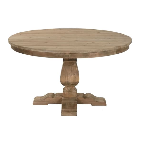 Middagsbord Home ESPRIT Resikulert Tre Grantre 140 x 140 x 76 cm