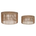 Pikkukuva 1 / 3: Set of 2 tables Home ESPRIT Luonnollinen 70 x 70 x 40 cm