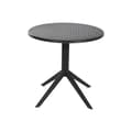 Pikkukuva 1 / 7: Ruokapöytä Home ESPRIT Musta Metalli polypropeeni 80 x 80 x 75 cm