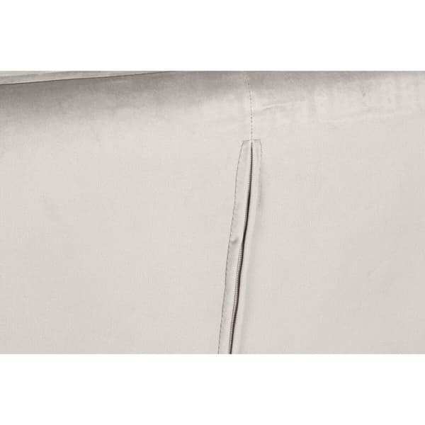 Nojatuoli Home ESPRIT Harmaa Kerma Kullattu Hopeinen Polyesteri Metalli 74 x 74 x 90 cm 74 x 67 x 90 cm