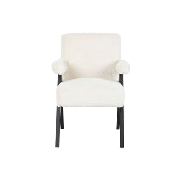 Lenestol Home ESPRIT Hvit Tre 54 x 64 x 86 cm