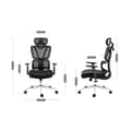 Miniatyrbild 2 av 4: Kontorsstol - MARK ADLER - Expert 4.6 - Ergonomisk - HD Mesh Tyg - Svart