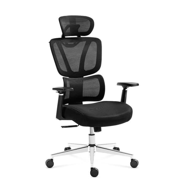 Kontorsstol - MARK ADLER - Expert 4.6 - Ergonomisk - HD Mesh Tyg - Svart
