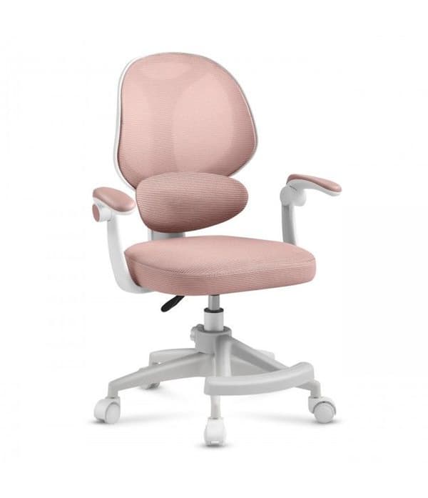 Barnstol - MARK ADLER - Junior 4.5 - Ergonomisk - Fällbara armstöd - Rosa