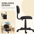 Miniatyrbillede 6 af 9: Kontorstol, 43x51x73-85 cm, Sort