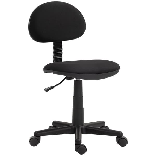 Kontorstol, 43x51x73-85 cm, Sort