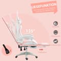 Miniatyrbillede 6 af 9: Gaming stol, 65x63x136-142 cm, Pink