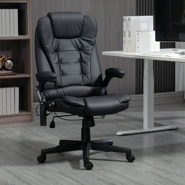 Kontorstol, 62x68x111-121 cm, Sort
