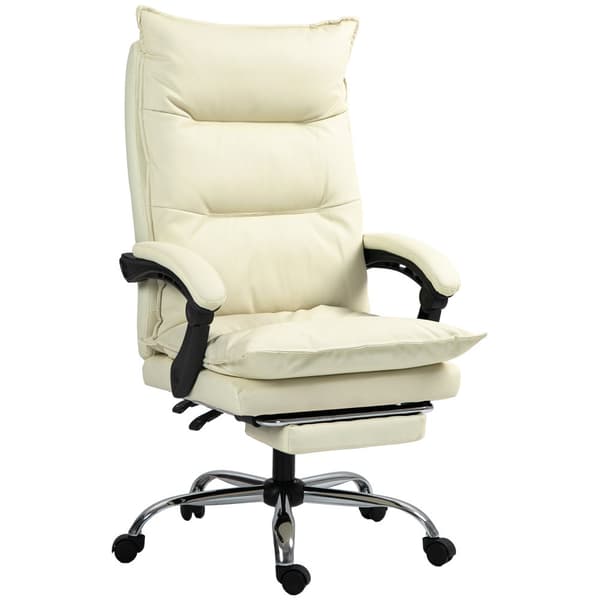 Kontorsstol, 66x72x122-130 cm (upprätt), 66x120x98 cm (helt liggande), Beige