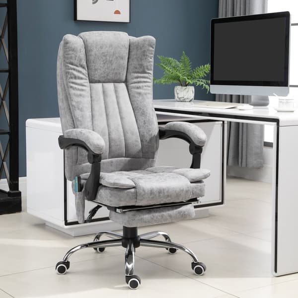 Massage Kontorstol, 62x67x113-120 cm, Grå