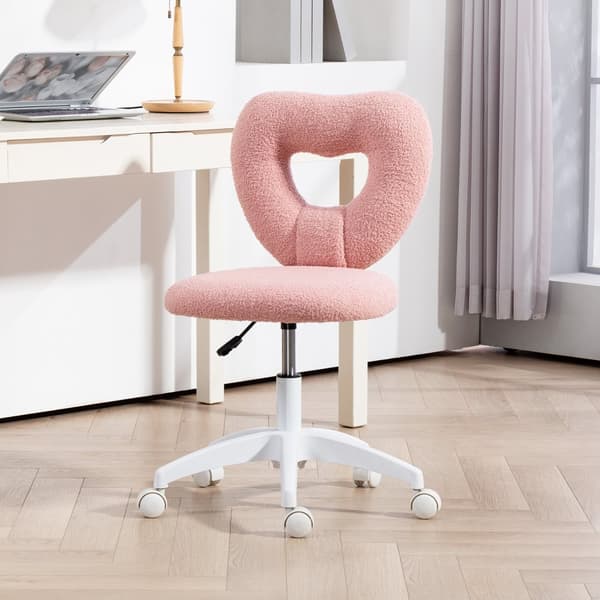 Kontorstol, 45x56x78-88 cm, Pink