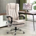 Miniatyrbillede 2 af 9: Kontorstol, 62x70x113-120 cm, Creme Hvid