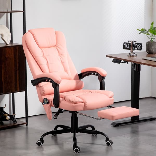 Kontorsstol, 67x67x111-121 cm, Rosa