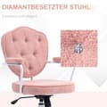 Miniatyrbild 4 av 9: Kontorsstol, 63x61.5x93-101 cm, Rosa