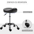 Miniatyrbillede 6 af 9: Drejestol, 48x48x54-69 cm, Sort