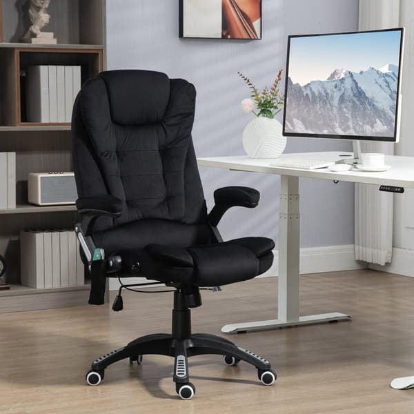 Massage Kontorstol, 67x74x107-116 cm, Sort
