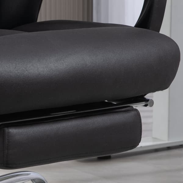 Ergonomisk Kontorsstol, 66x70x111-119 cm, Svart