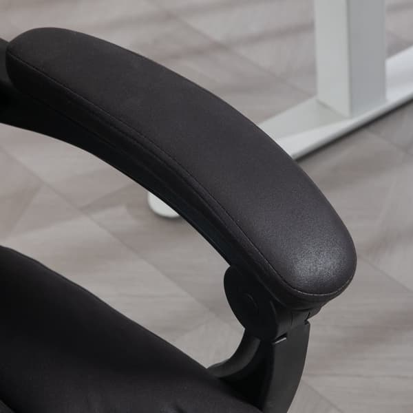 Ergonomisk Kontorsstol, 66x70x111-119 cm, Svart