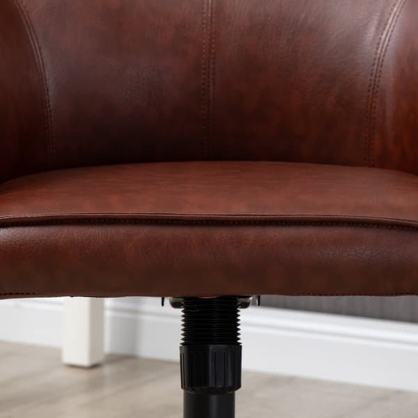 Toimistotuoli, 58,5Lx62Sx83-91K cm, ruskea