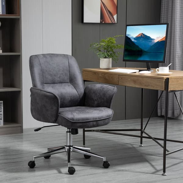 Kontorstol, XXL, 67x69x92-102 cm, Mørkegrå