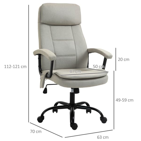 Toimistotuoli, 63x70x112-121 cm, Beige