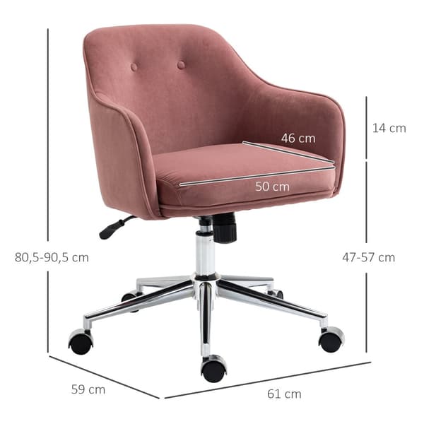 Kontorstol, Retro, 61x59x80.5-90.5 cm, Grøn