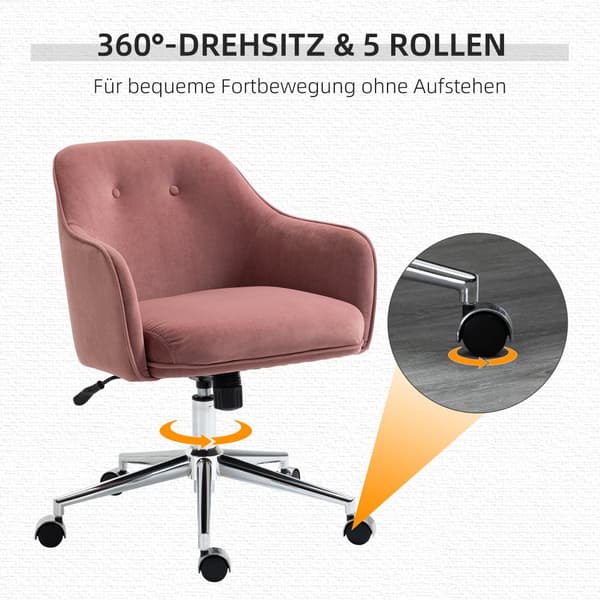 Kontorstol, Retro, 61x59x80.5-90.5 cm, Grøn