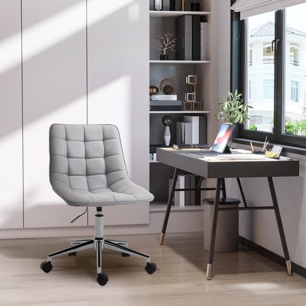 Kontorsstol, 80-90H x 60B x 60D cm, Grå