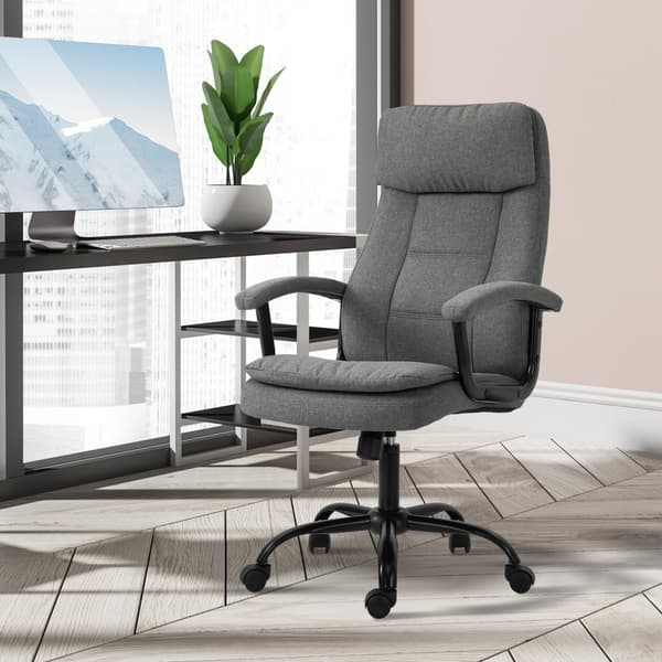 Massage Kontorstol, 63x70x112-121 cm, Grå