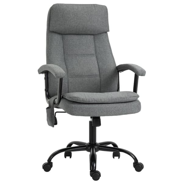Massage Kontorstol, 63x70x112-121 cm, Grå