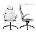 Pikkukuva 3 / 9: Toimistotuoli, Ergonominen, 69x67x113-121 cm, Valkoinen
