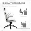 Pikkukuva 8 / 9: Toimistotuoli, Ergonominen, 69x67x113-121 cm, Valkoinen