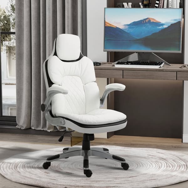 Toimistotuoli, Ergonominen, 69x67x113-121 cm, Valkoinen