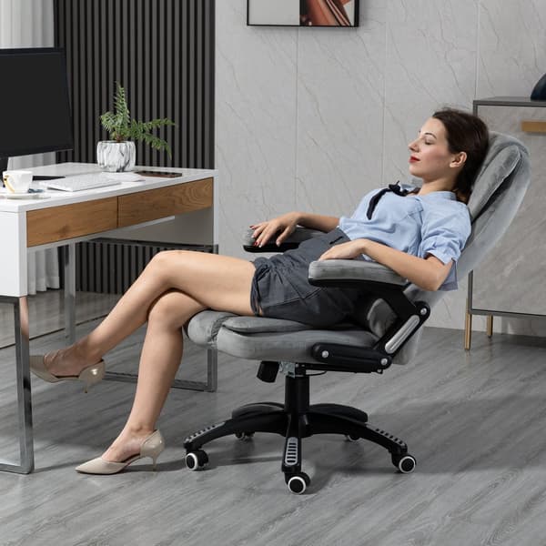 Massage Kontorstol, 68x72x110-120 cm, Brun