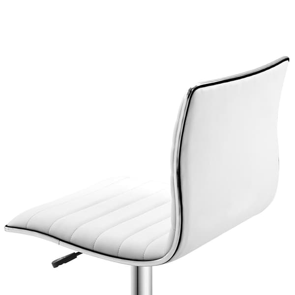 Kontorstol, 48x52x78-90 cm, Hvid