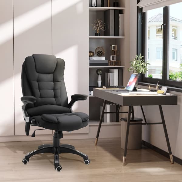 Kontorstol, 67x74x116-126 cm, Sort